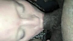 ann sucking that big black dick, or is it monster cock?