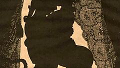 Vintage Erotic Illustration with Retro Anime Charm