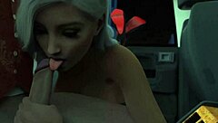 Summer with Mia episode 2 features threesome blowjob, big cock, milf assfucking, and anal sex