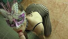 Slut wife fucking and sucking a good cock!