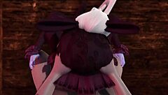 Shalltear Gives Intense Blowjob In Overlord!