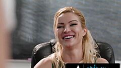 Hot Teacher Sophia Locke Licks Pussy In Classroom