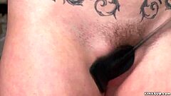 Anal slave whipped and banged