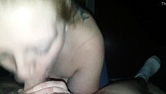 cece is sucking dick and swallowing the cumshot