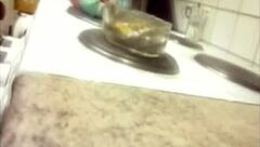 homemade swedish babe enjoys a fun activity with partner