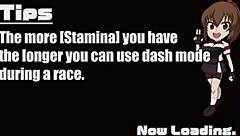 big ass hentai girl flashes while riding public