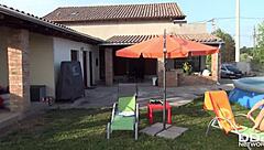 anna siline, super hot french teen, sucking fat dick in her debut?