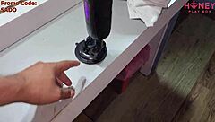 My Asshole Drilled By Rahim Dildo Machine!