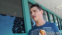 I Am A Tiny Teen 18+ Handling Huge Ramrods In This Intense Porn Scene