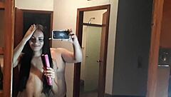 alice lemes prepares for hardbrazil scene