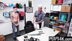 gay lp officer punishes burglar in office