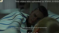 i watch this busty blonde get fucked by her gay friend in taboo university, creampie and all, it's so hottt