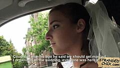 Bride Amirah Adara fucks random guy outdoors after wedding cancellation