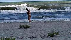 Can You Handle Public Beach Sex with Bent Over Bitch?