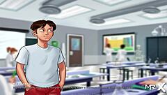 Signed up for Summertime Saga competition for good marks