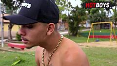 Young Novinho Sucks Big Cocks