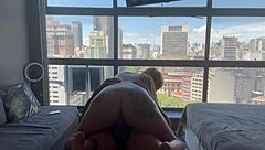 Relaxing and cumming on masseuse's cock with Jhonny Gab, Sheer, and Red