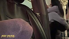 on this car ride, she's giving a blowjob and getting anal fucked, asian girl dripping wet.