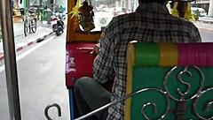 watch this kinky asian teen ride a monster cock in public