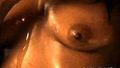 Oriental Babe Strips Nude