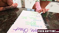 Teen finds freeuse couple for roommates in dorm sex.