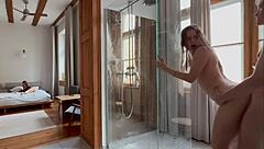 She didnt mind joining them in amateur group fun