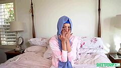 Eastern girl Izzy Lush breaking rules with masturbation