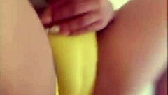 teens in stockings twerk their big asses in a group threesome.