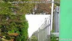 Lassie enjoys outdoor solo time with toys