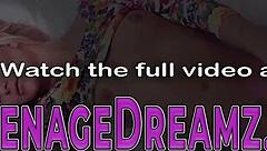 Euro teen gets anally plowed with monster cock!