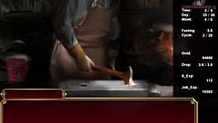 Black smith episode 12 features hungry bunny girl on sofa in dating game