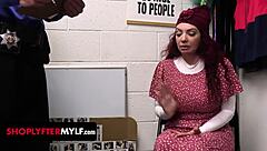 Thorough Cavity Search Reveals Stolen Food, Justice Enacted By Shoplyfter MILF