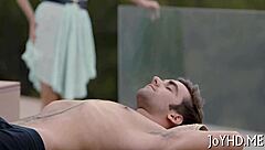 teen hottie enjoys a deep, sloppy fuck leading to orgasm