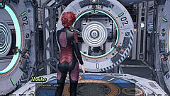 Stranded in space 95, holding hands with Asian scientist MILF.