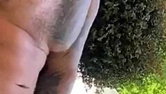 Viktor Rom's Muscle BBC Solo Masturbation Outdoors