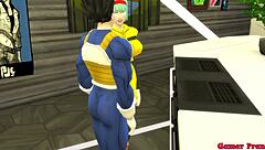 bulma madrastra esposa sucks hijastro gets fucked next to husband in anal