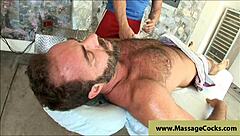 Mature Gay Ass Gets Oiled Massage!
