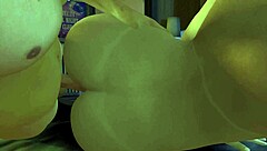 sexy milf has rough night threesome with anal and blowjob