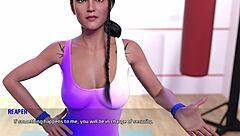 Busty Gym Girl in 3D Cartoon Knows I Love Her Curvy Ass