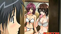 Step Sister And Brother Caught In Action Hentai