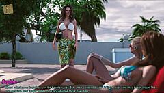 Intense scenes with wife and mother-in-law's big tits.