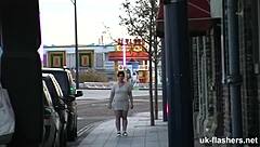 Oh, Watch This British BBW Flash Tits And Masturbate In Public Bar!