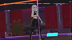 Vrchat Pole Dancing Performance