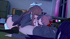 doki doki futanari club dancing subtly