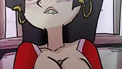 boa hancock gives titfuck to cock in loop