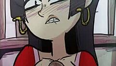 boa hancock gives titfuck to cock in loop