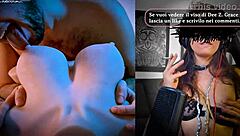 Italian Dee Z Grace Fingers Britney's Big Tits While Smoking And Licking Her Pussy Cunilingus Fetish!