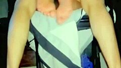 Latina Babysitter Squirting from Neighbor's Huge Cock