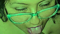 fat bbw swallows cum after streaming big tits