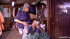 Bauer sucht Frau: Fucked the applicant right in the barn on first meeting